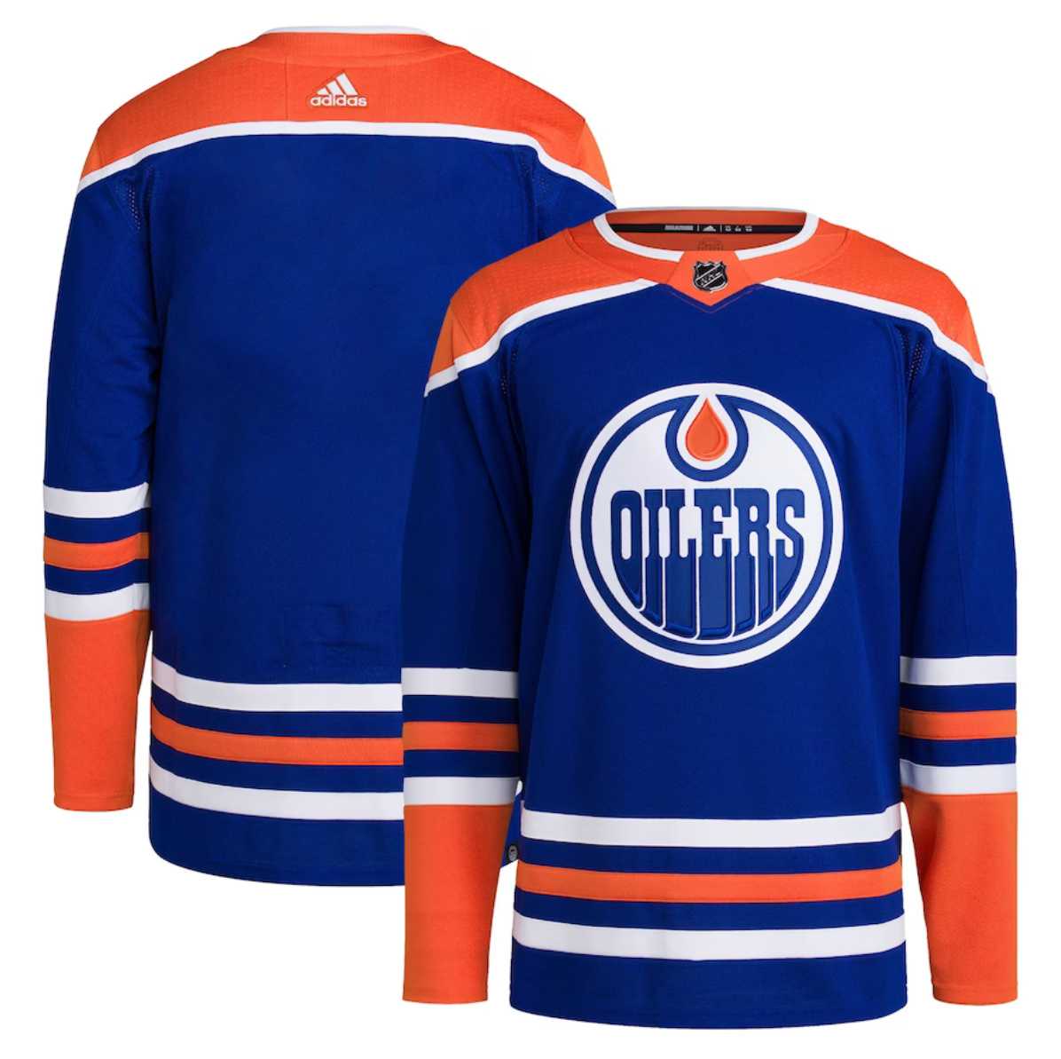 Mens Edmonton Oilers Blank Royal Stitched Jersey Dzhi->->NHL Jersey